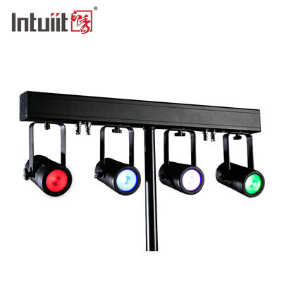 4x20W RGBW 4-w-1 LED PAR Uplighting Kit ️ 4.5° Narrow Beam DMX512 Stage Wash System dla ślubów, DJ-ów i imprez