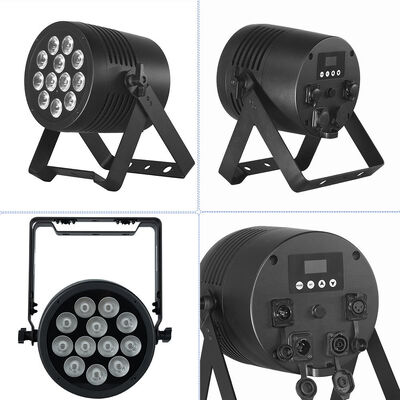 Outdoor Ip65 Wireless Led Par Can Light Waterproof Rgbwa Uv 6in1 12x12W Led Wash Parcans Lights