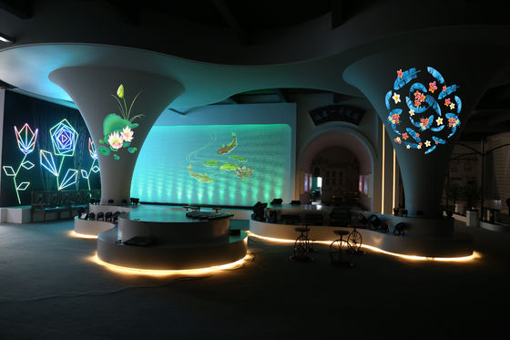 Projektor logo Gobo o mocy 100 W, wysokiej rozdzielczości, do parków zewnętrznych