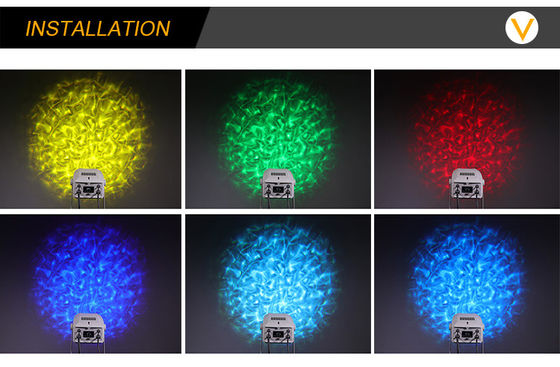 200W Led Water Wave Light Effect Reklama Zewnętrzna soczewka projektora Gobo