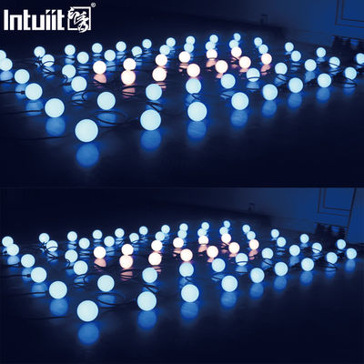 Świąteczne oświetlenie LED żarówka pixel LED światło wodoodporne Dmx Rgbw wielobarwne struny Świąteczne żarówka LED żarówka struny światło