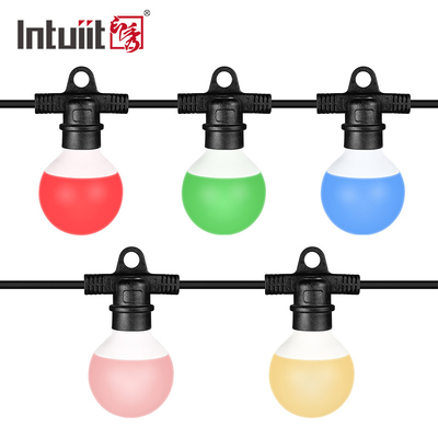 IP54 1x1.8W 5050 LED String RGBW dmx Inteligentna zmiana koloru Lampa dekoracyjna na choinkę Lampki świąteczne