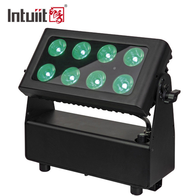 8 * 10W RGBWA IR Control LED Stage Lights Zasilany bateryjnie Bezprzewodowy projektor City Color Wash Lighting