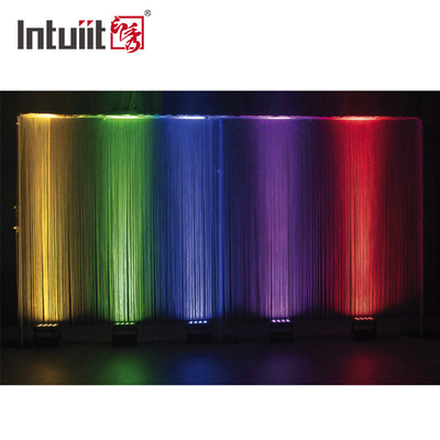 Oświetlenie sceniczne LED zasilane bateryjnie ABS 72W Rgbw + UV 4 w 1 Bezprzewodowe oświetlenie LED Uplight