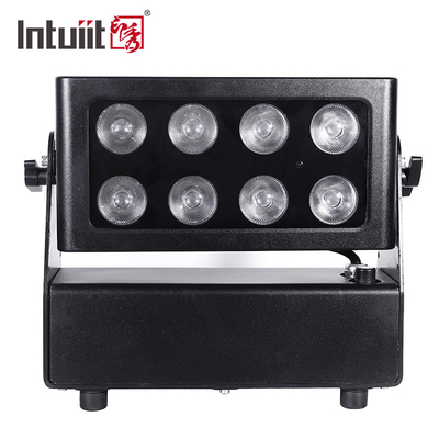 240V IP65 Zasilany bateryjnie City Color Light 8 * 10W Led Outdoor Stage Wall Washer Lighting