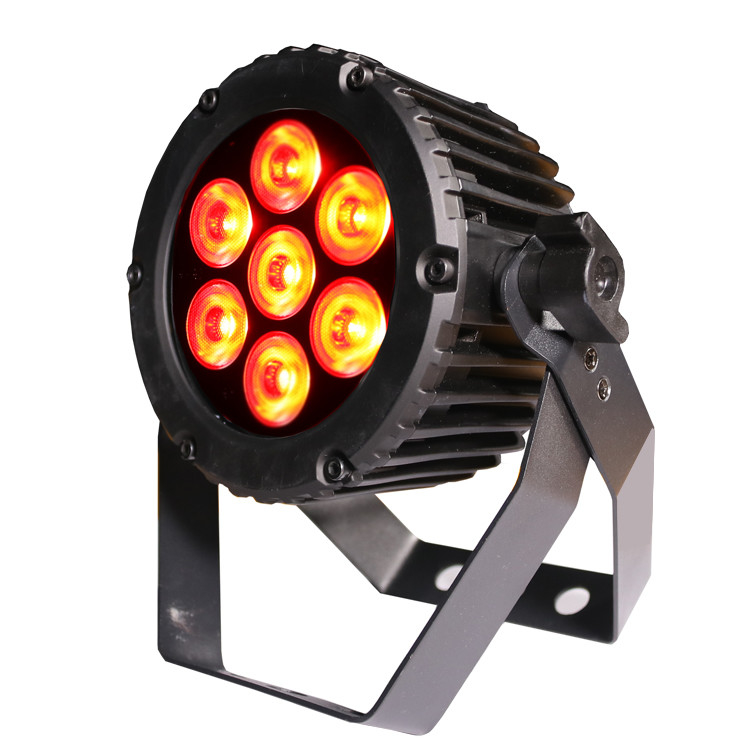 Indoor 7x3 Watt 23W RGBW 3 IN 1 Mini LED Flat Par Can Light Professional Stage Wash