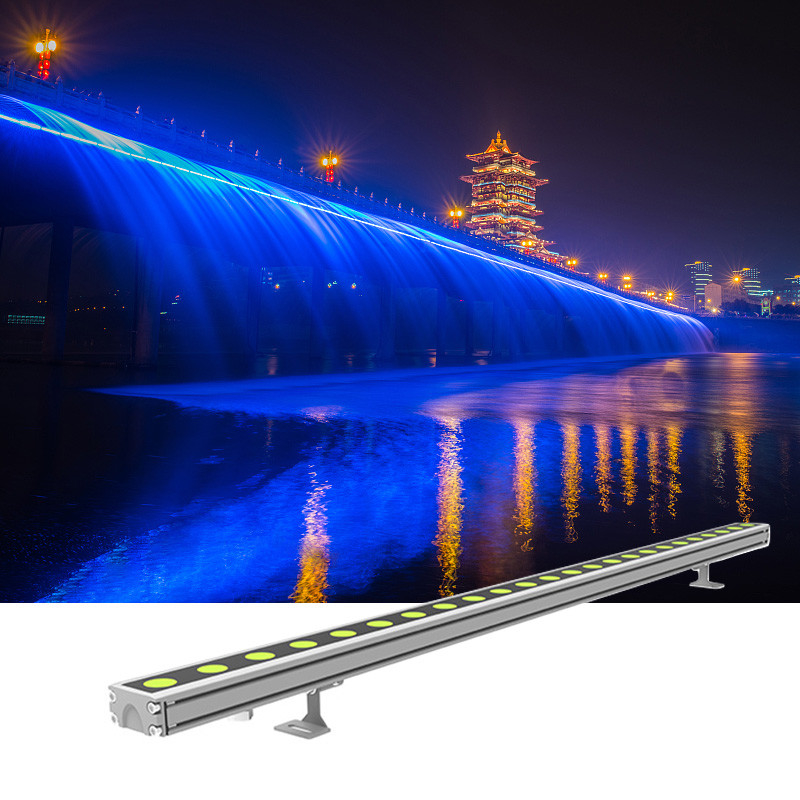 24W DMX512 LED Linear Wall Washer Lights 0,3M 0,5M 1M Kąt świecenia 40°