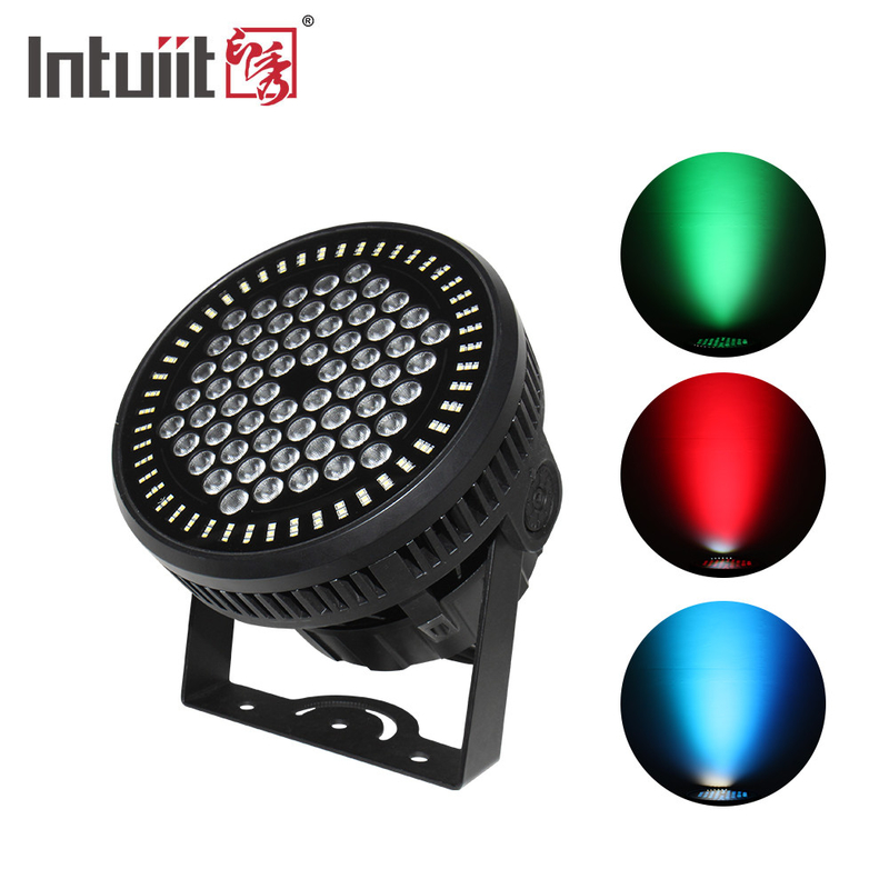 60*12W RGBW 4w1 Par Uplight Slim LED oświetlenie sceniczne Par do dekoracji barowych przyjęcie ślubne