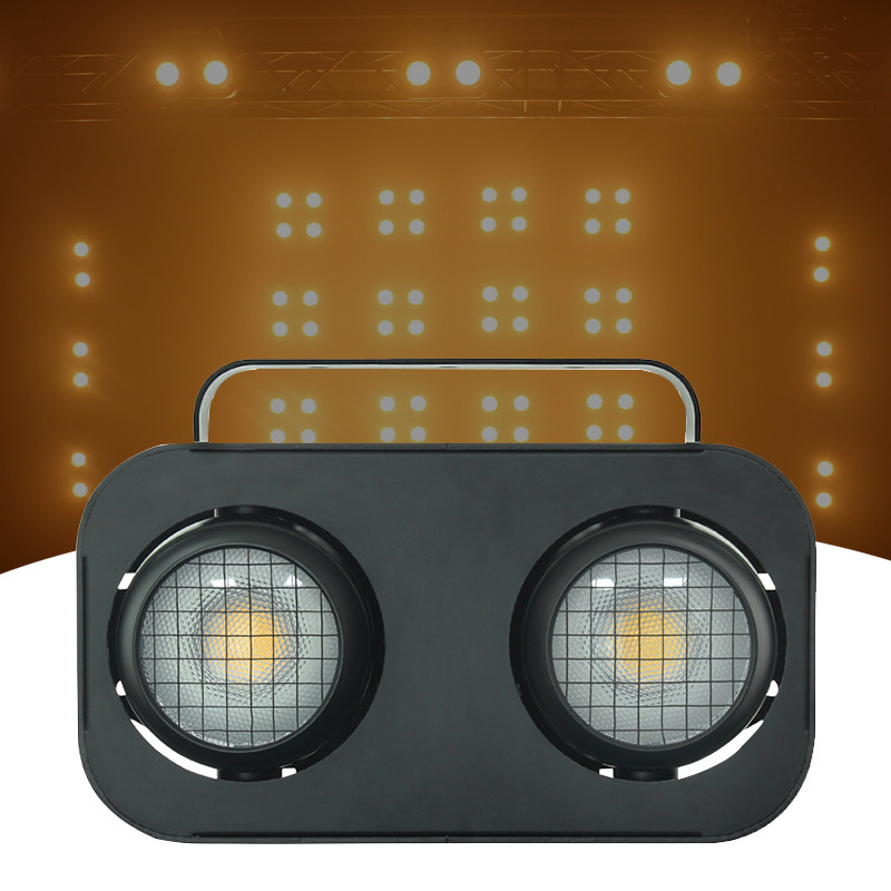 Profesjonalne 2 oczy Wysokiej jasności Światło dla niewidomych 2X90W Cob Led Stage Par Publiczność