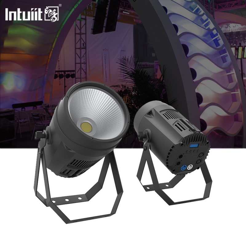 200W COB LED Par Light Cool White 4 w 1 Strobe Stage Light DMX Control DJ Disco Equipment Oświetlenie sceniczne