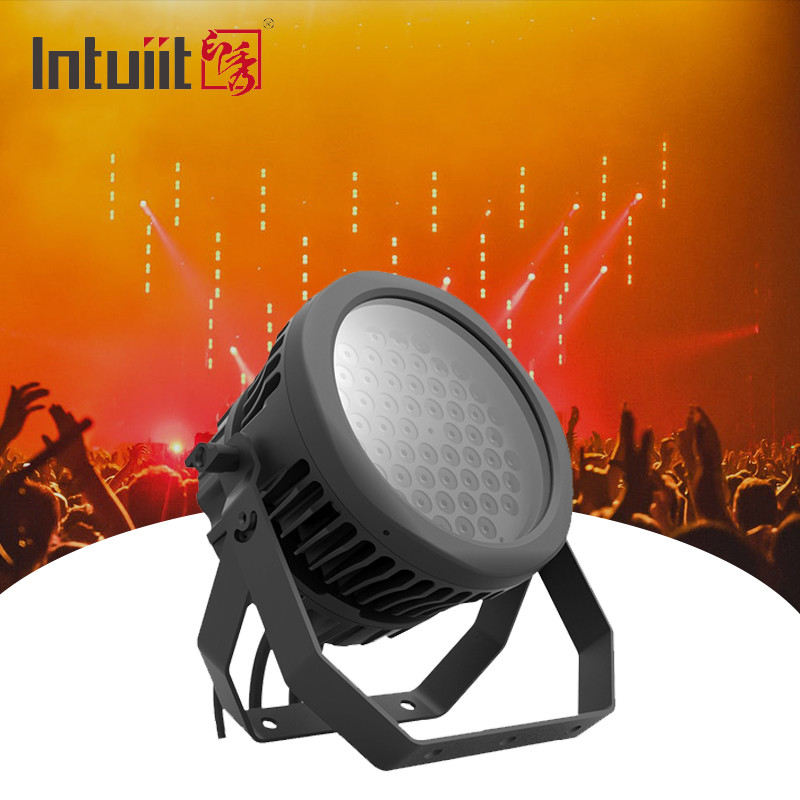 54 diody LED Par Light wodoodporne IP65 Ocena na zewnątrz 54*3w RGBW 4in1 Stage Light DMX512