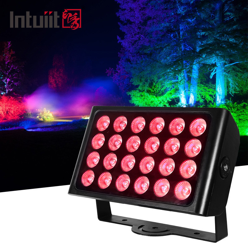 24PCS 160W światło kolorowe miasta RGBW 4in1 ip65 wodoodporny wysoki budynek myj LED światło kolorowe miasta
