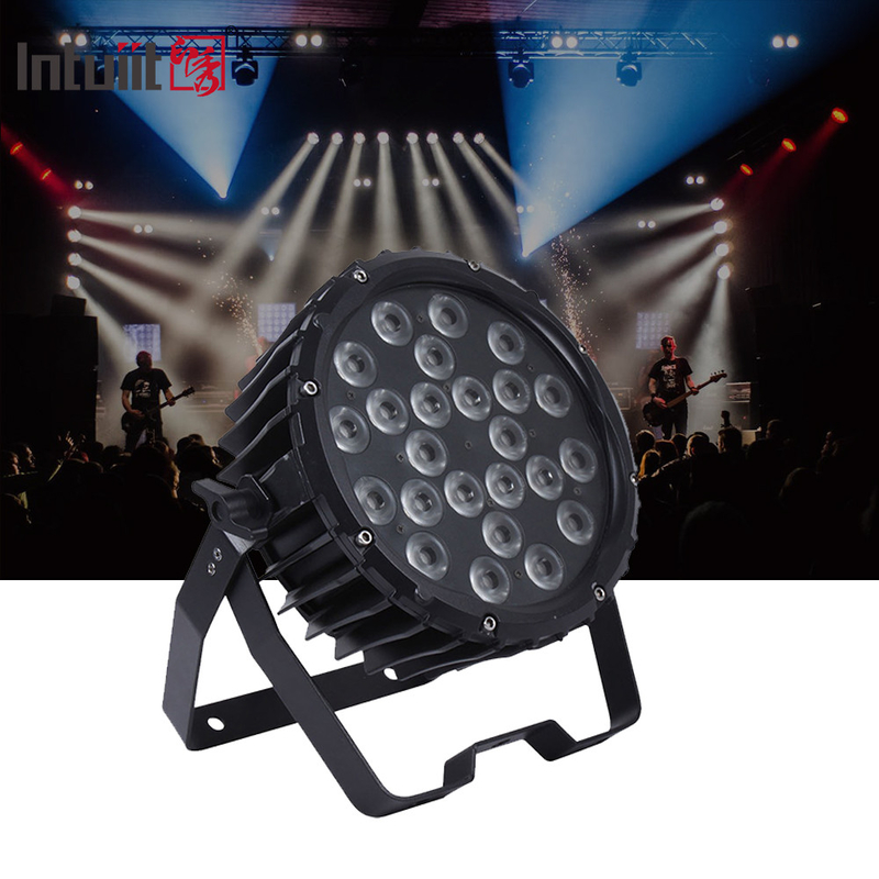 Profesjonalne światło sceniczne 82W RGB 24*Tri-3W Wewnętrzne DMX512 Slim Flat Led Par Light