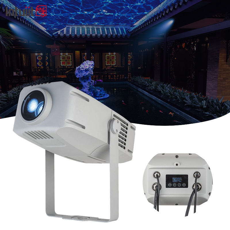 Wodoszczelny IP65 400w Gobo Projector Light Custom Logo Rotating Gobo Light For Corridor Stairs Budynki Lights Reklamowe
