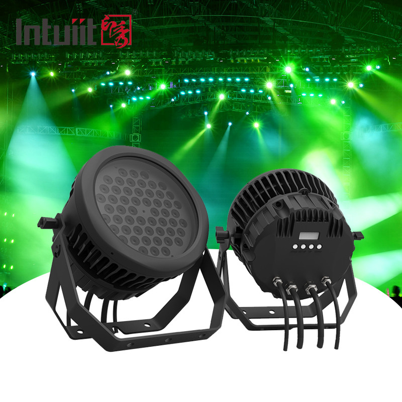 Zewnętrzne 54*3w RGBW Dla Światła Sceny Par IP65 wodoodporny Koncert Ślubny 54 Parcan Scene Dmx Led Light