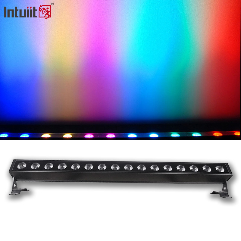 Aluminiowa obudowa wodoodporna oświetlenie zewnętrzne IP65 16 * 5w dmx512 rgbw led ścienne zmywarka