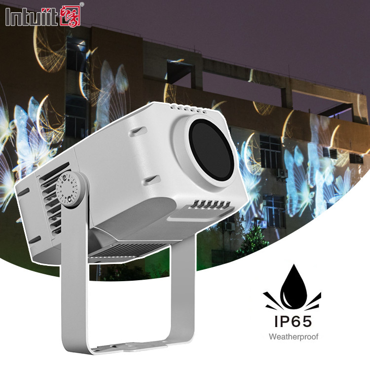100w IP65 Logo Projektor Lampa Gobo Światło zewnętrzne 7+1Rotating Gobo Profesjonalne światła reklamowe