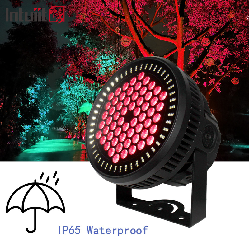 60*12W RGBW 4in1 IP65 Oświetlenie na scenie DJ na zewnątrz wodoodporne DMX LED Par Light dla oświetlenia koncertowego