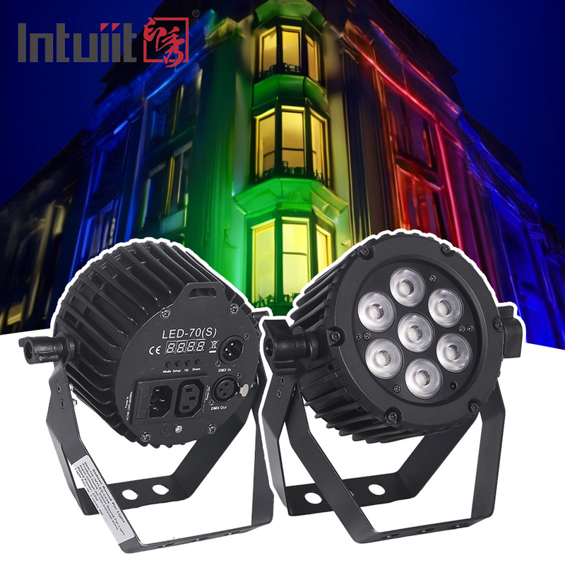 Ślubne oświetlenie na scenie 7 sztuk 22W 3in1 rgb oświetlenie na scenie DJ