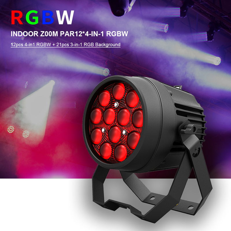 12x10W Mocne lampy dyskotekowe DMX 512 Dźwięk aktywowany LED Par może lampy sceniczne