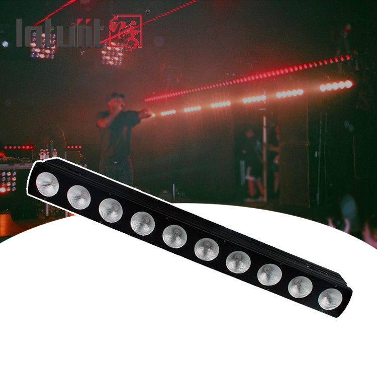 10x9W RGB DMX 3in1 LED światło ścienne prania linijnych barów prania oświetlenie sceniczne