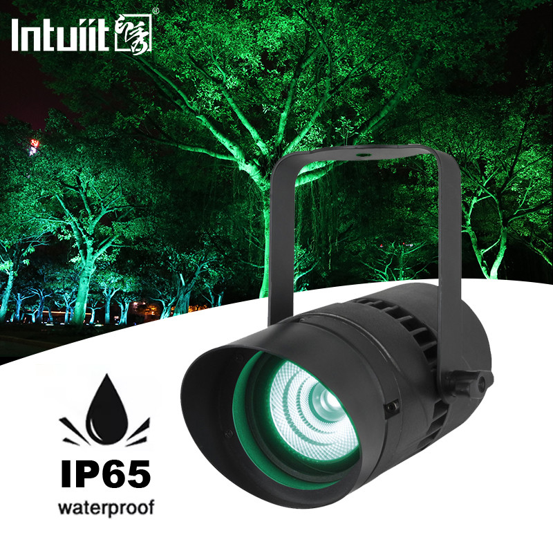 Spot Light 15W DMX512 RGBW Wąski wiązek kierunkowy Landscape Garden Light for Yard Garden Lawn Wall Patio