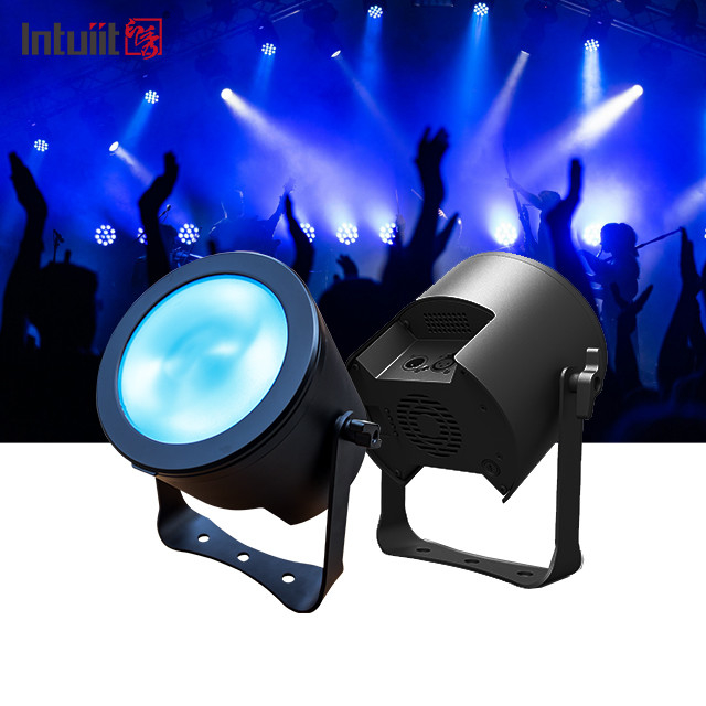 120W RGBW COB LED Par Light DMX Stage DJ Par może zapalić oślepiające światło na scenę teatru hotelowego