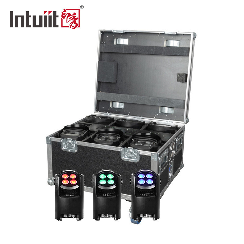4x12W RGBW Led Par Stage Light Battery Uplight Wireless Uplight For DJ Wedding