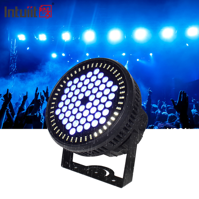 Wysokiej mocy LED RGBW 60 par światła DMX512 60x12W dyskoteka wiązki światło imprezy światło sceniczne światło dla sufit baru
