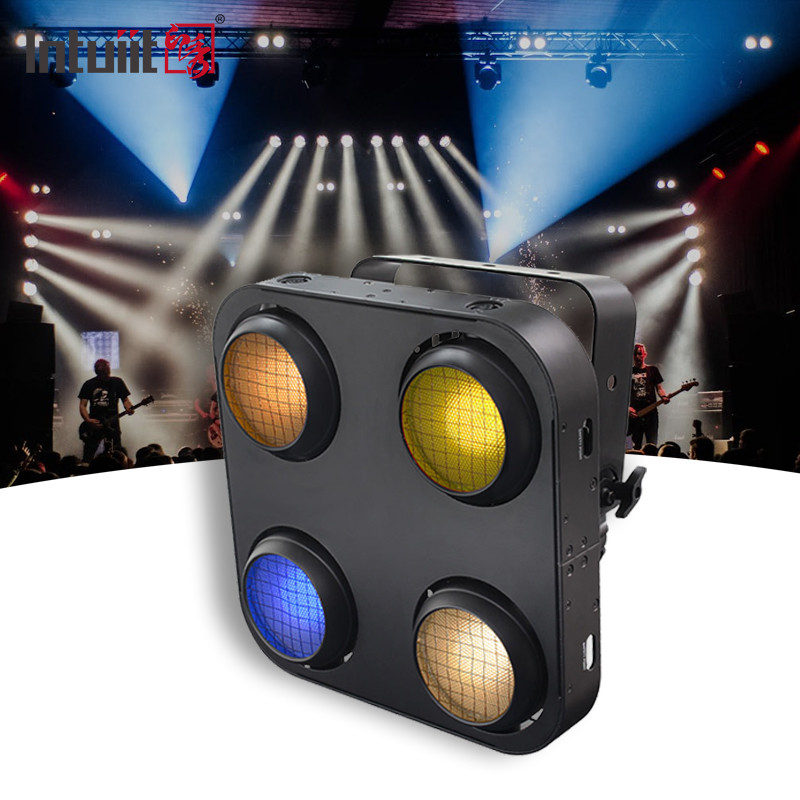 IP65 4x90w RGB Led Cob Audience Blinder Light Outdoor Waterproof 4 Eyes Blinders