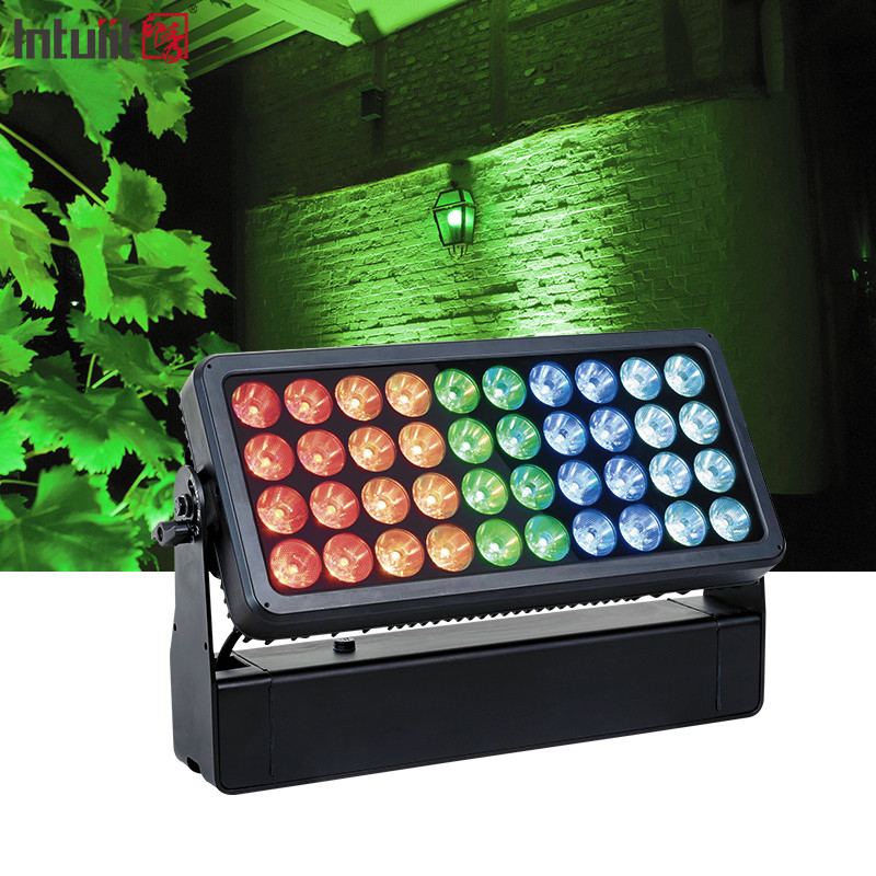 40x10W RGBW 4 w 1 reflektor LED IP65 wodoodporne światło sceniczne DMX512 sterowanie DJ Sprzęt dyskotekowy Wydarzenia na zewnątrz