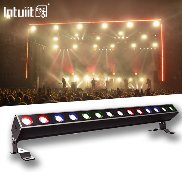 Projekt Oświetlenie budynku krajobrazowego Bar zewnętrzny wodoodporny 14x10W RGBW Led Wall Washer CE