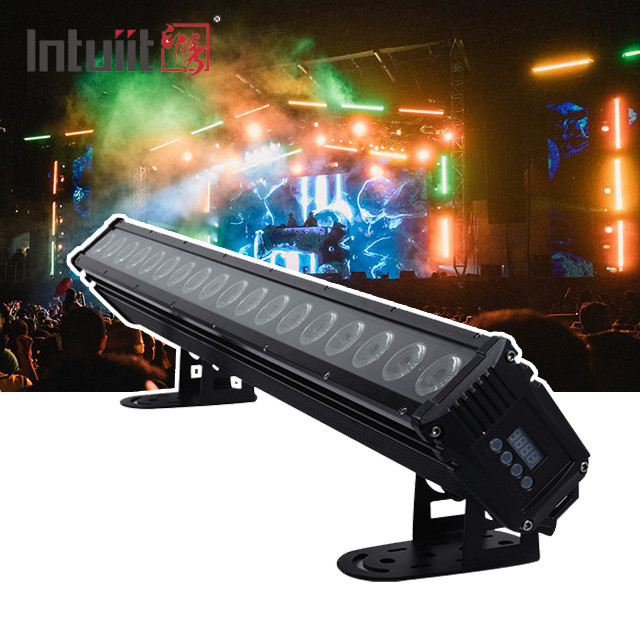 Oświetlenie zewnętrzne 18x8W LED ścianny zmywarka bar 4in1 z dmx512 światła do budynku zewnętrznego