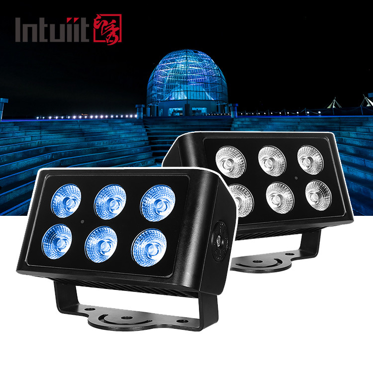 DMX512 6x5W RGBW 4in1 IP65 wodoodporny DJ Ślubna scena Miejscowa pralka ścienna zewnętrzna LED Wasch Flood Light