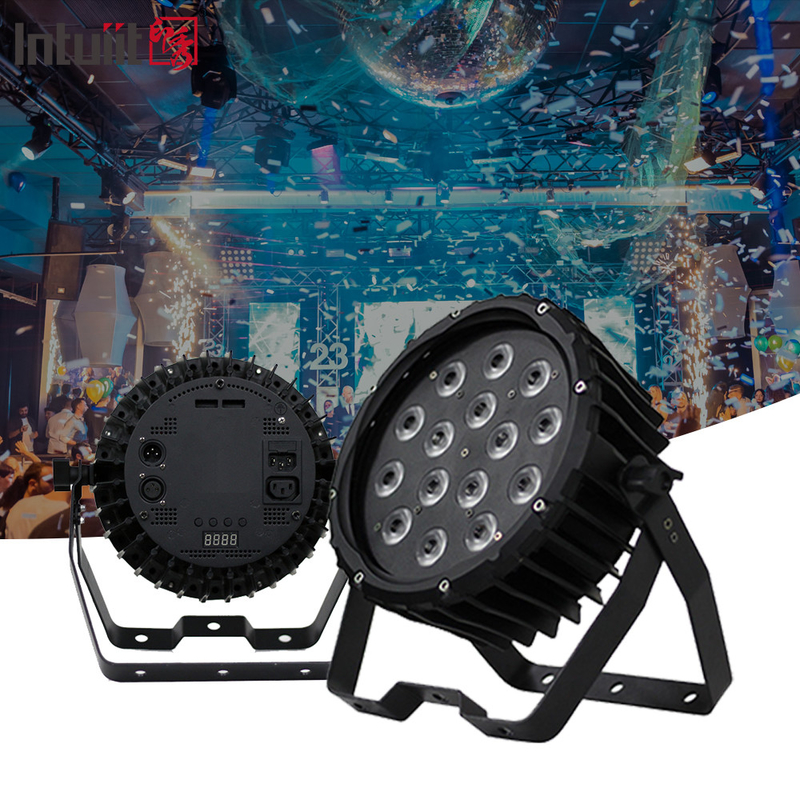 90W RGBW 4in1 par szczupły LED płaski par może światło dla zewnętrznych DJ światło sceniczne