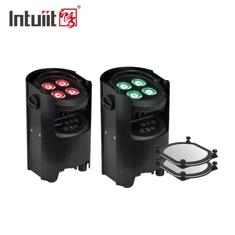 4x12W 4-w-1 RGBW Dj Wedding Battery Powered LED Uplight WIFI Wireless Dmx disco Stage par Lights