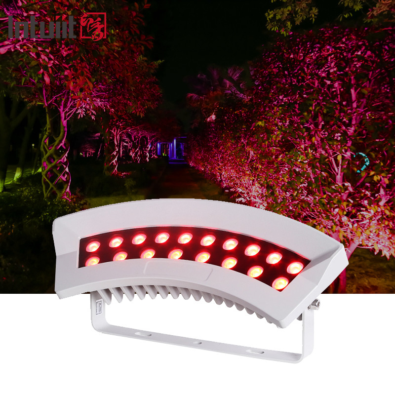 Led Tree Hug Lampa zewnętrzna dmx512 36W RGBW kolorowe ogrodowe światło krajobrazowe Oświetlenie IP65 Aluminium led hug tree light