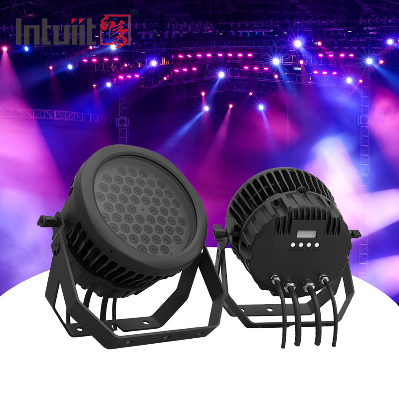 Par54 RGBW RGBW 4in1 dmx512 sterowanie dj światła sceniczne LED par światło 54*3w