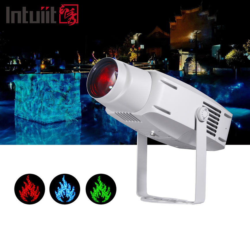 Reklama Wydział rozrywki na zewnątrz Dynamic Water Ripple Projection Light Waterproof 400w Led Water Wave Effect Projector