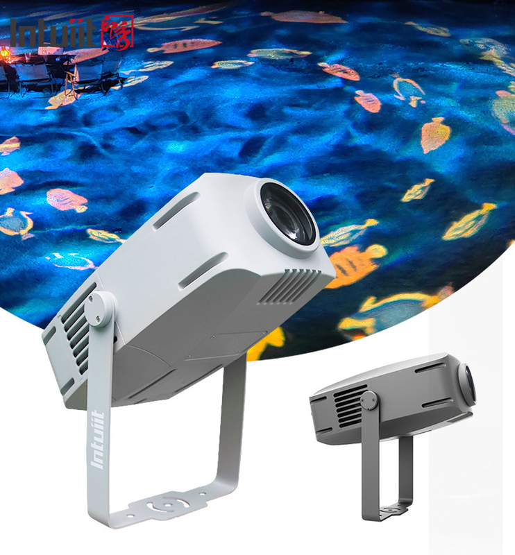 200watt Wodotwór zewnętrzny Gobo Wave Blue Dynamic Ripple Stage Effect Logo Gobo Light Led Projector
