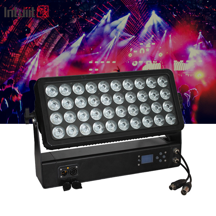 400W zewnętrzny wodoodporny kolor miejski 40x10W RGBW 4in1 LED Światło ścienne IP65