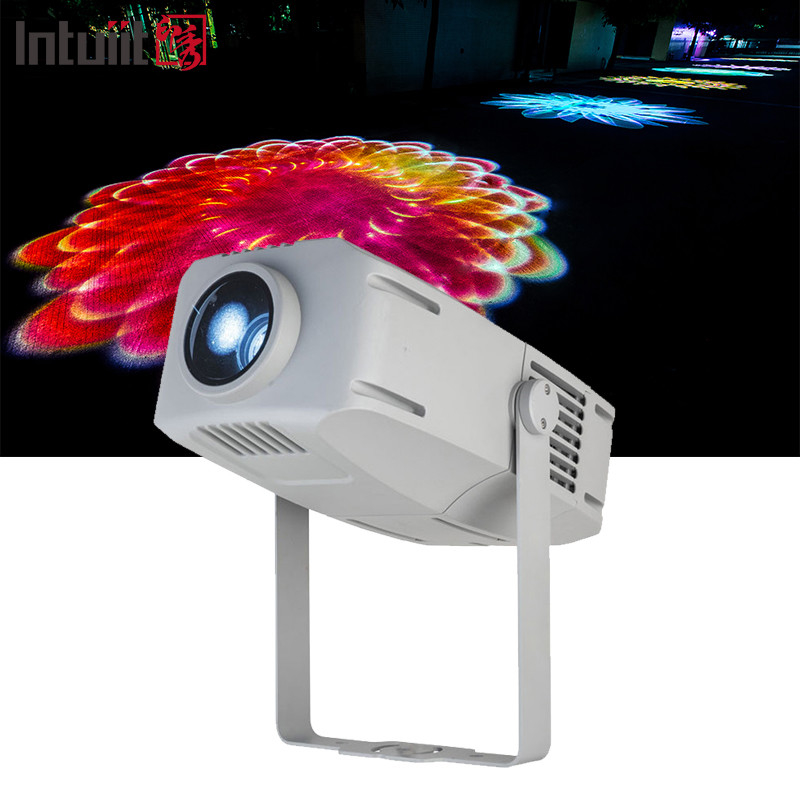 Zewnętrzny projektor Gobo 400w Projektor reklamowy obracający się Led wodoodporny IP65 Logo Gobo Projektor światło