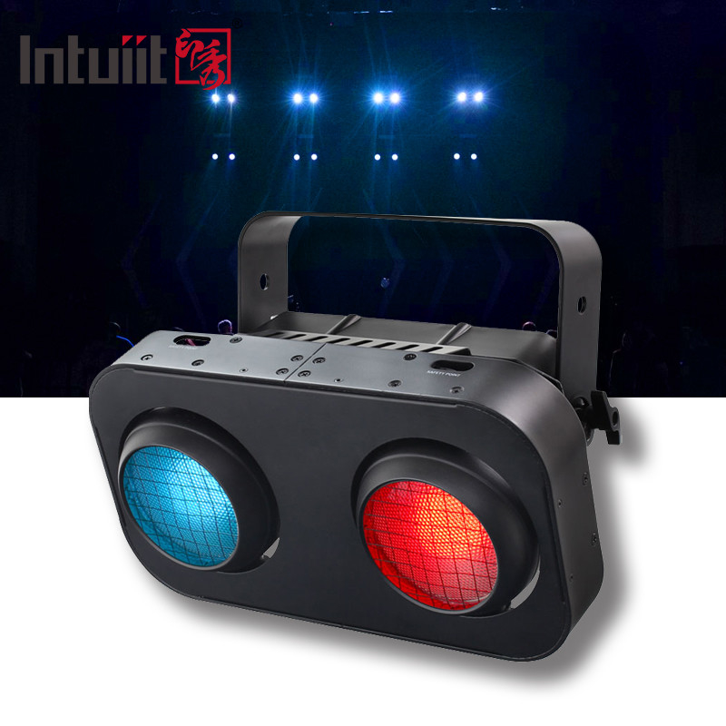 200W 2 w 1 Eyes LED COB Światła dla publiczności Dla DJ'ów Disco Bar Club Ring Stage Blinder Lights