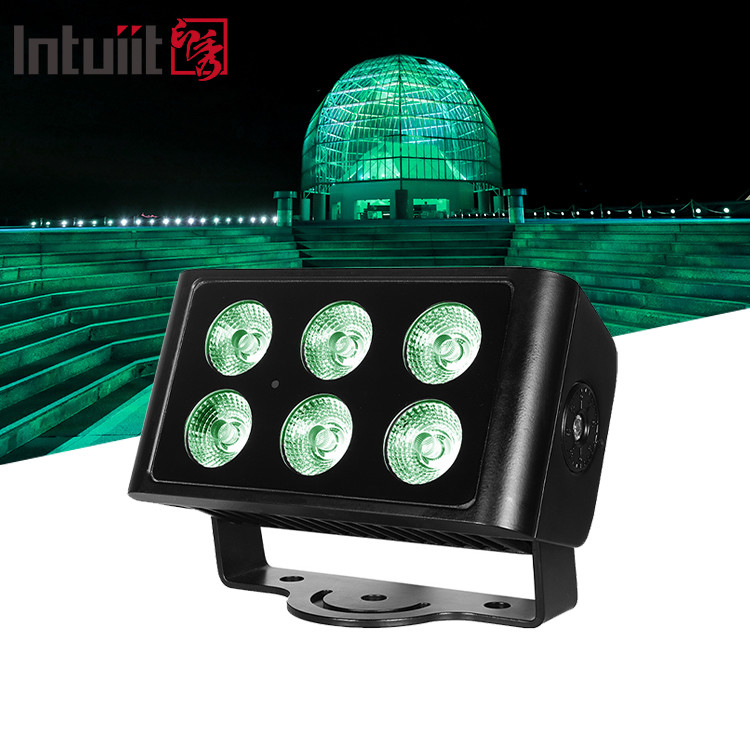 IP65 DMX 40w RGBW Zewnętrzne Led Flood Light Mini City Color Led Wash Stage Light dla krajobrazu