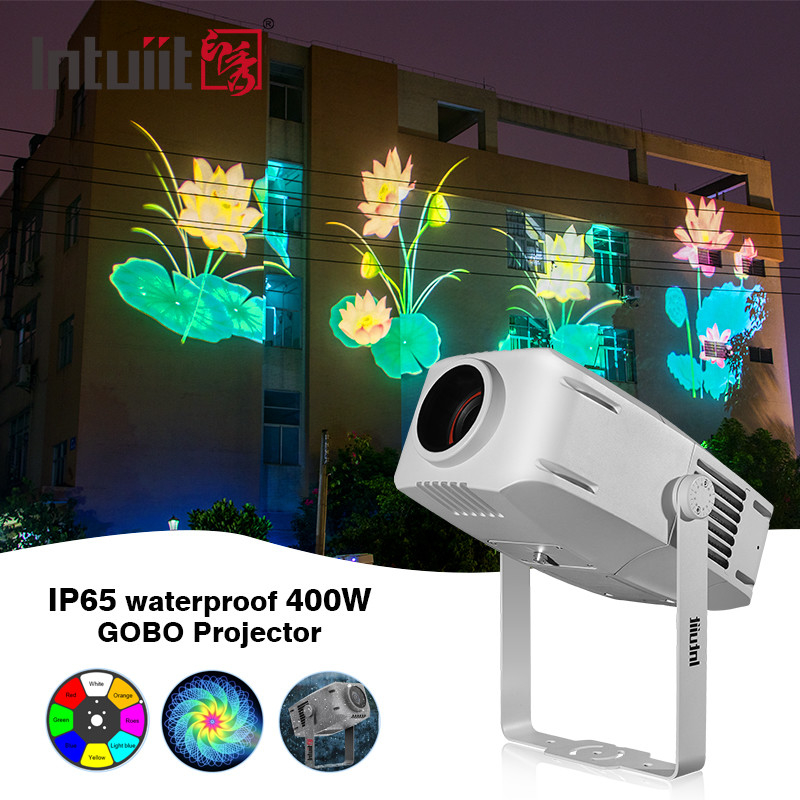 400w projektor Gobo IP65 jasność reklamy LED logo świąteczne na zewnątrz