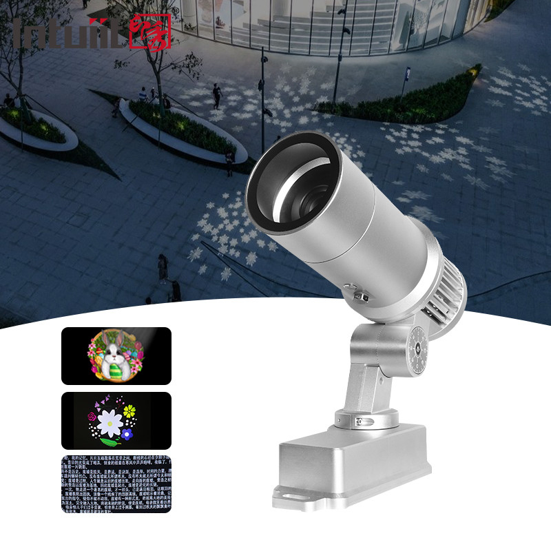 Projektor logo LED o mocy 60 W z reklamą Gobo dla światła LED Aluminiowy stop IP65