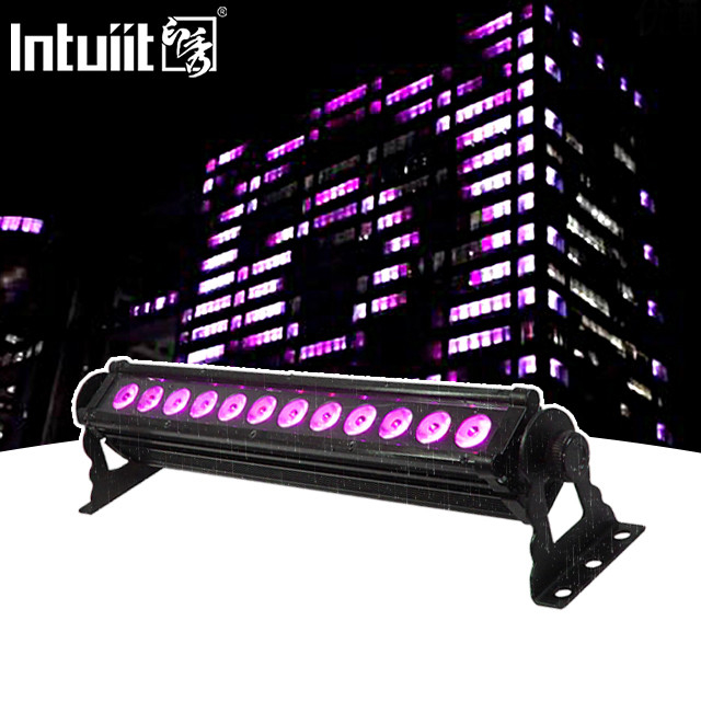 12X3W zewnętrzny umywalka ścienna LED IP65 wodoodporna DMX RGB LED Liniowe światło umywalki dla architektonicznego oświetlenia fasady budynku
