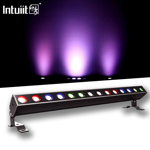14X10W RGBW LED Pixel Batten Stage Light Z Światłem Twardu