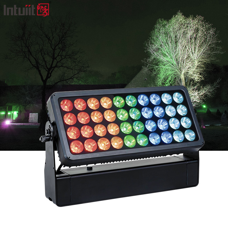 40X10W Święta Bożego Narodzenia na zewnątrz Budynek Miasta Solar Led Matrix Strobe Ściana Umyj Światło Scena City Color Light