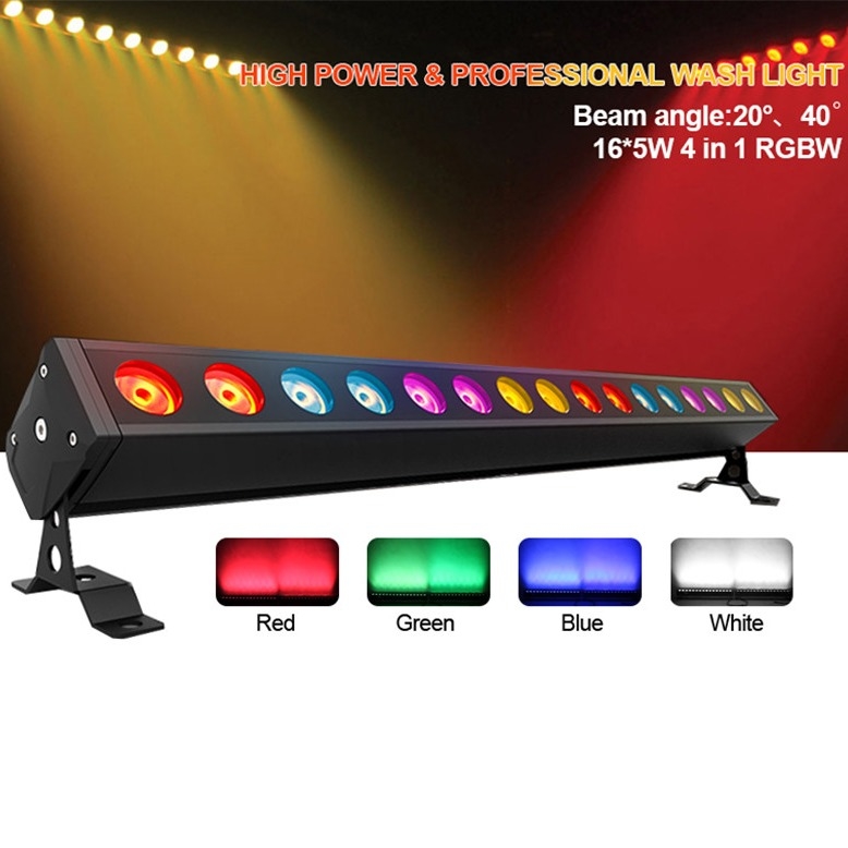 16x5W RGBW 4in1 LED DJ Światło do mycia barów